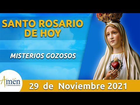 Santo Rosario de hoy l Lunes 29 de Noviembre 2021 l Misterios Gozosos l Padre  Carlos Yepes - Salmo da Bíblia