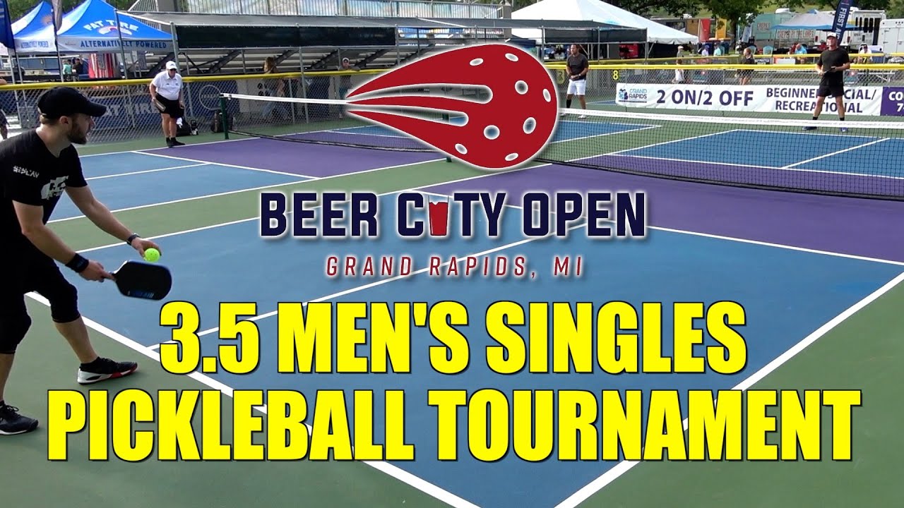 3.5 Men's Singles Pickleball Tournament - 2024 Beer City Open