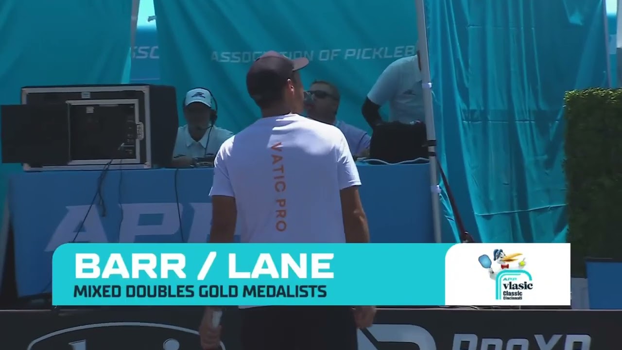 Newell/Long v Barr/Lane Match Point | Mixed Doubles | APP Tour | Pickleball