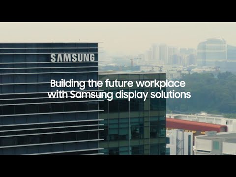 Building the future workplace with display solutions | Samsung