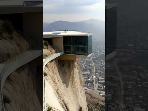 Cliffside Masterpiece: Modern House Floating Above the Clouds 🌄✨ #aiarchitecture