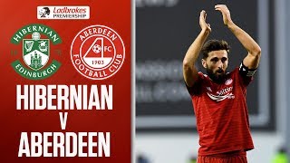 Hibernian 1-2 Aberdeen | Aberdeen moved up to 3rd after winning at Hibernian | Ladbrokes Premiership