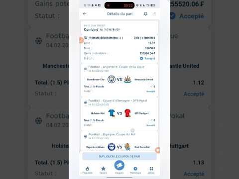 Pronostic foot aujourd'hui | pronostic foot du jour| coupon du jour #football #1xbet