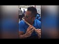 Dhoni playing flute at the airport, Watch the epic moment of 'Captain Cool'