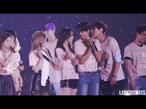 SHINee Minho and SNSD Yoona | MinYoon @ SMTown Live Tours Part 1