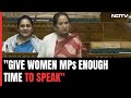 BJP MP: Women Not Given Enough Time To Speak In Parliament