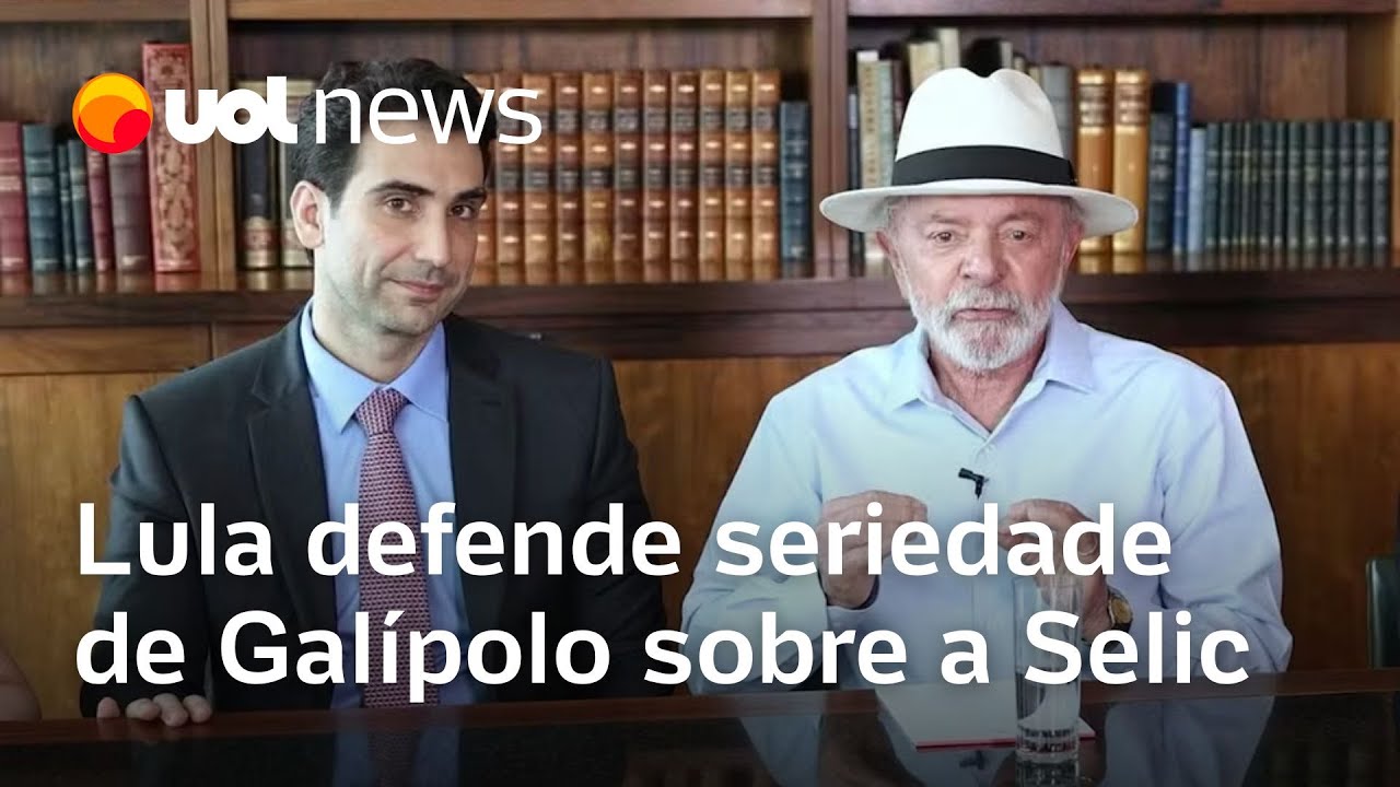 Lula defende seriedade de Galípolo e diz que cenário de juros será corrigido com o tempo