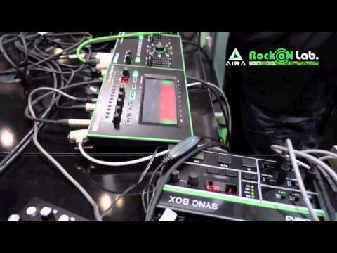 Roland AIRA SYNC BOX at musikmesse 2014 by AIRA Rock oN Lab.