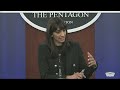LIVE: Pentagon briefing with Press Secretary Sabrina Singh  - 00:00 min - News - Video