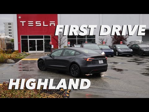 Model 3 Highland (2024 Refresh) First Drive in North America!!