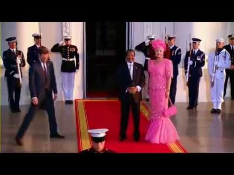 Arrivée de S.E. Paul Biya et de la Première Dame à la Maison Blanche
