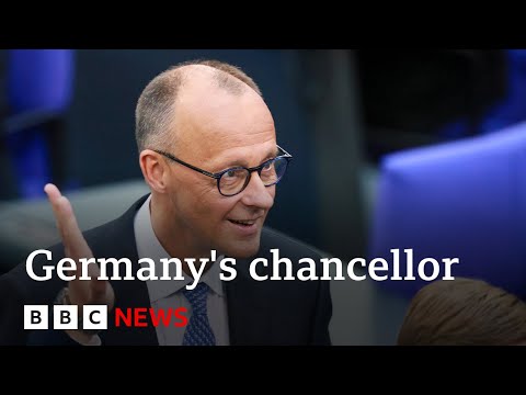 Germany's Friedrich Merz wins vote for chancellor after surviving historic defeat | BBC News