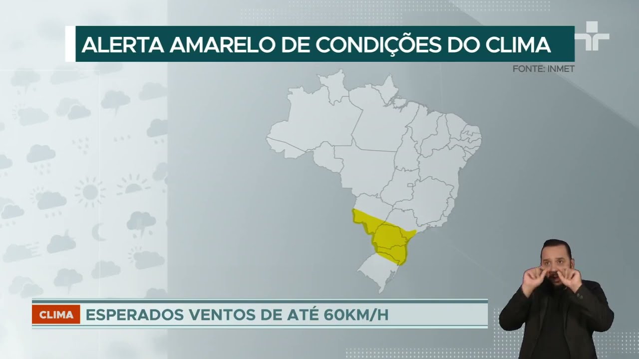 Chuva vento e granizo fenômenos extremos devem atingir cinco estados até sábado 4