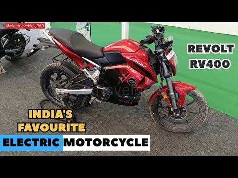 REVOLT MOTORS RV400 ELECTRIC BIKE DETAIL EXPLAINED AT EV INDIA INTERNATIONAL EXPO | RV400 REVIEW #ev