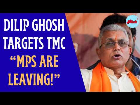 Dilip Ghosh Targets TMC, Claims Internal Infighting Is Driving MPs Away From Party