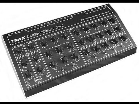 TRAX RetroWave MIDI-Controlled Analogue Synthesizer, Monophonic Synth