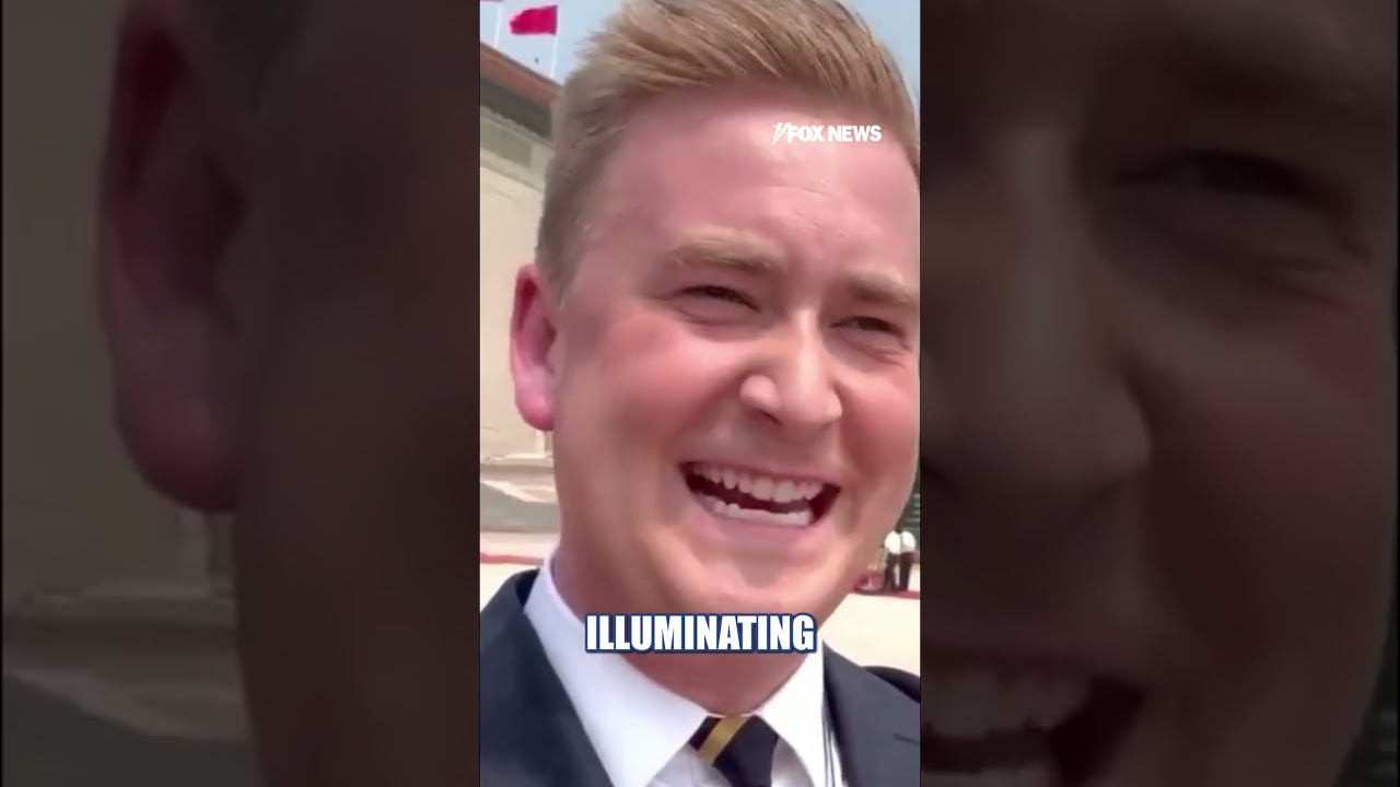 Peter Doocy gives BEHIND-THE-SCENES look at Trump's China visit #shorts #us #news #foxnews
