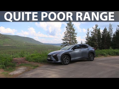 Lexus RZ 450e eco driving test