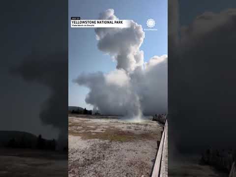 Eye Witness Films as Yellowstone Biscuit Basin Explodes