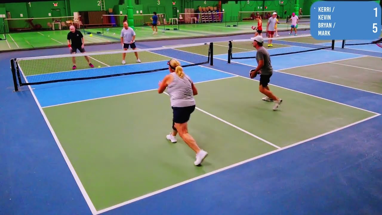 What Senior Pro Mixed vs Senior Pro Men's Doubles Looks Like