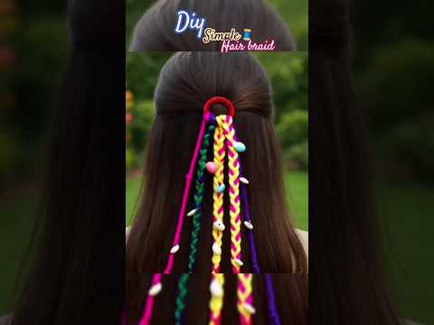 DIY Navratri Hair Accessories only 2minit😱#navratrispecial#navratrijewellery#hairaccessories#shorts