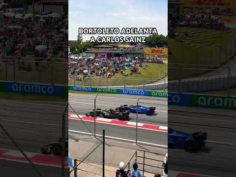 Buen adelantamiento por fuera. #bortoleto #sainz #sauber #williams #f1 #spaingp #formula1 #bcn