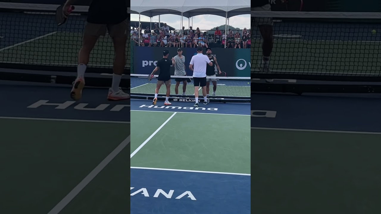 An incredible pickleball win for Matt Wright and Jaume 🔥
