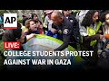 LIVE: Protests at US campuses as students press colleges to cut financial ties with Israel