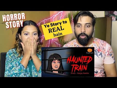Haunted Train | Bhutia Train | Scary Pumpkin REACTION | Kerry Perry React