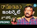 RGV talks bold about Internet - Promo- Ramuism 2nd Dose