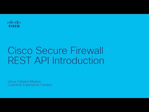 Cisco Secure Firewall REST API Introduction