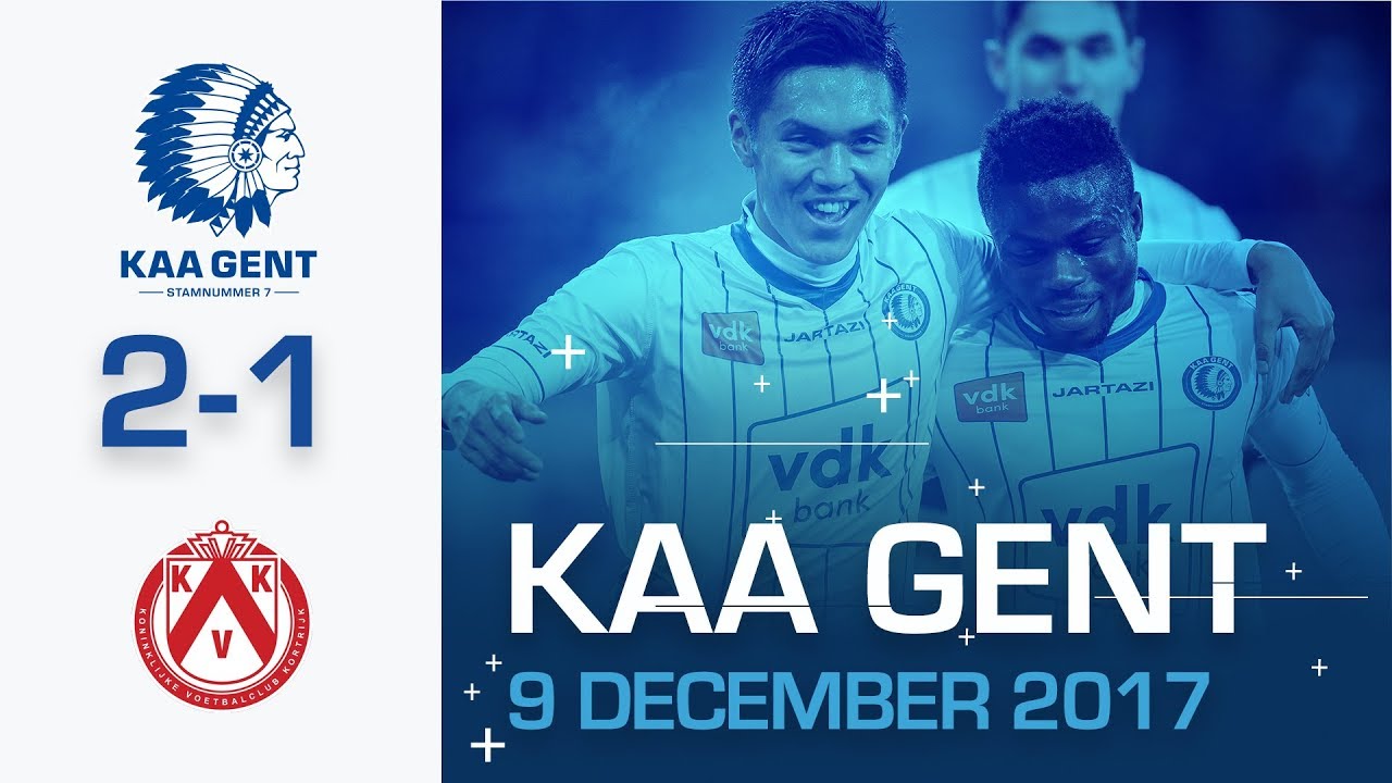 Samenvatting KAA Gent - KV Kortrijk (2-1)