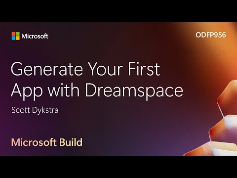 Generate Your First App with Dreamspace | ODFP956