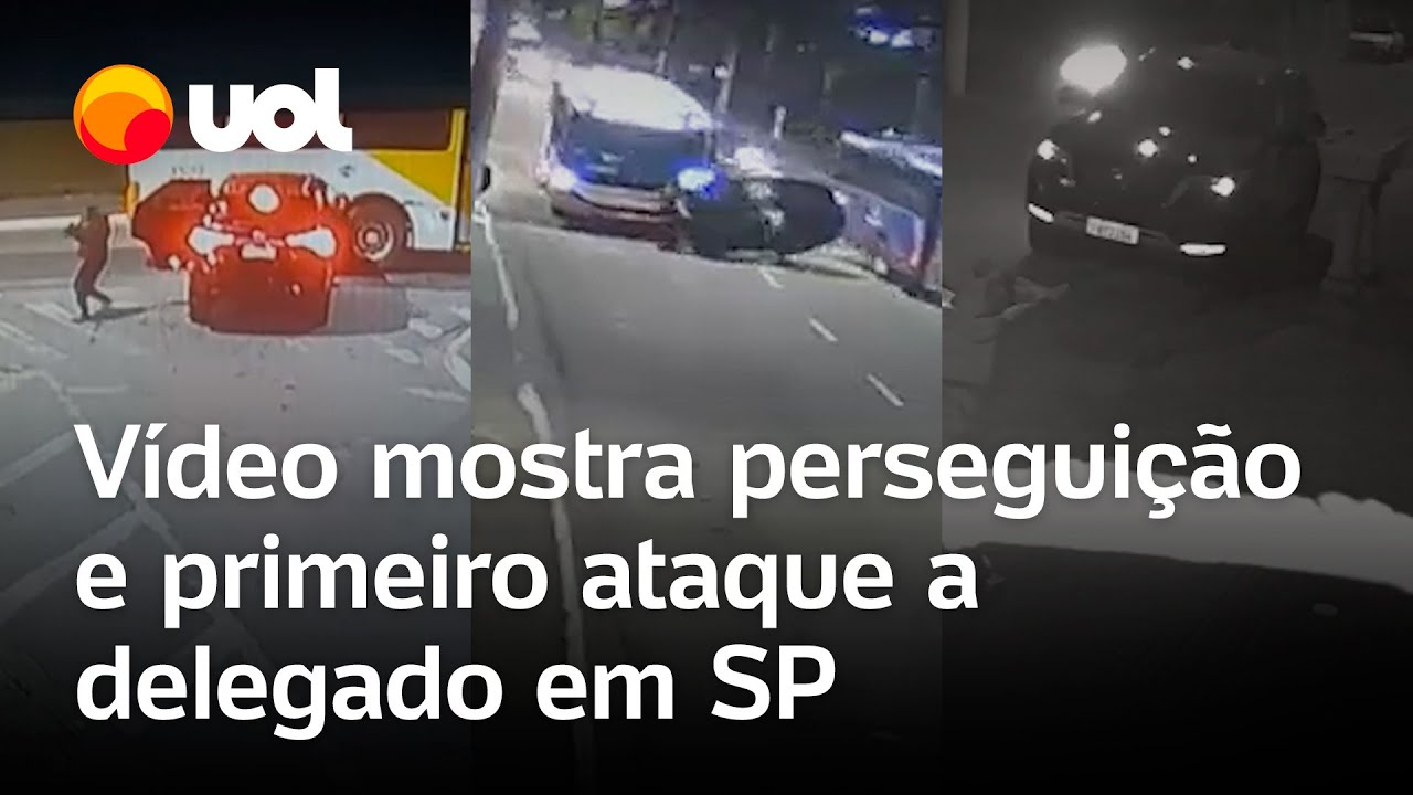 Delegado morto em SP novo vídeo mostra perseguição e primeiro ataque com fuzil a Ruy Ferraz Fontes