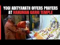 Yogi Adityanath Offers Prayers At Ayodhyas Hanuman Garhi Temple