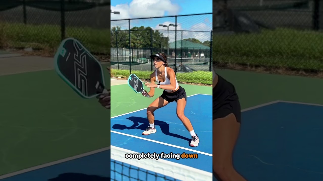 Pickleball tips to improve your volleys! #pickleballtips #pickleballdrills