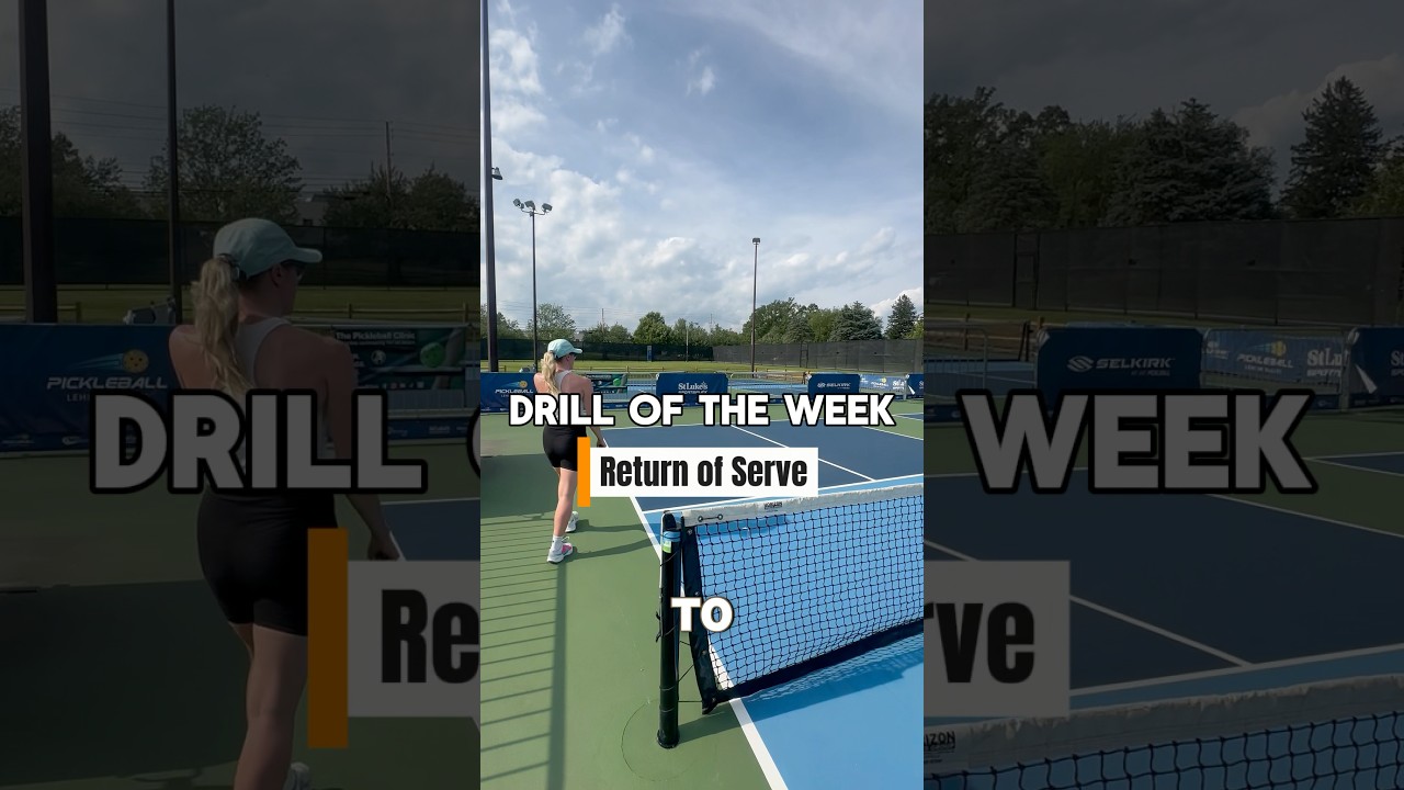 Drill of the Week: Return of Serve 👍 #shorts #drill #return #serve