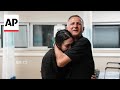 Families of rescued hostages were reunited in Israel on Saturday,