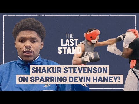 Shakur stevenson on leaked devin haney sparring footage!