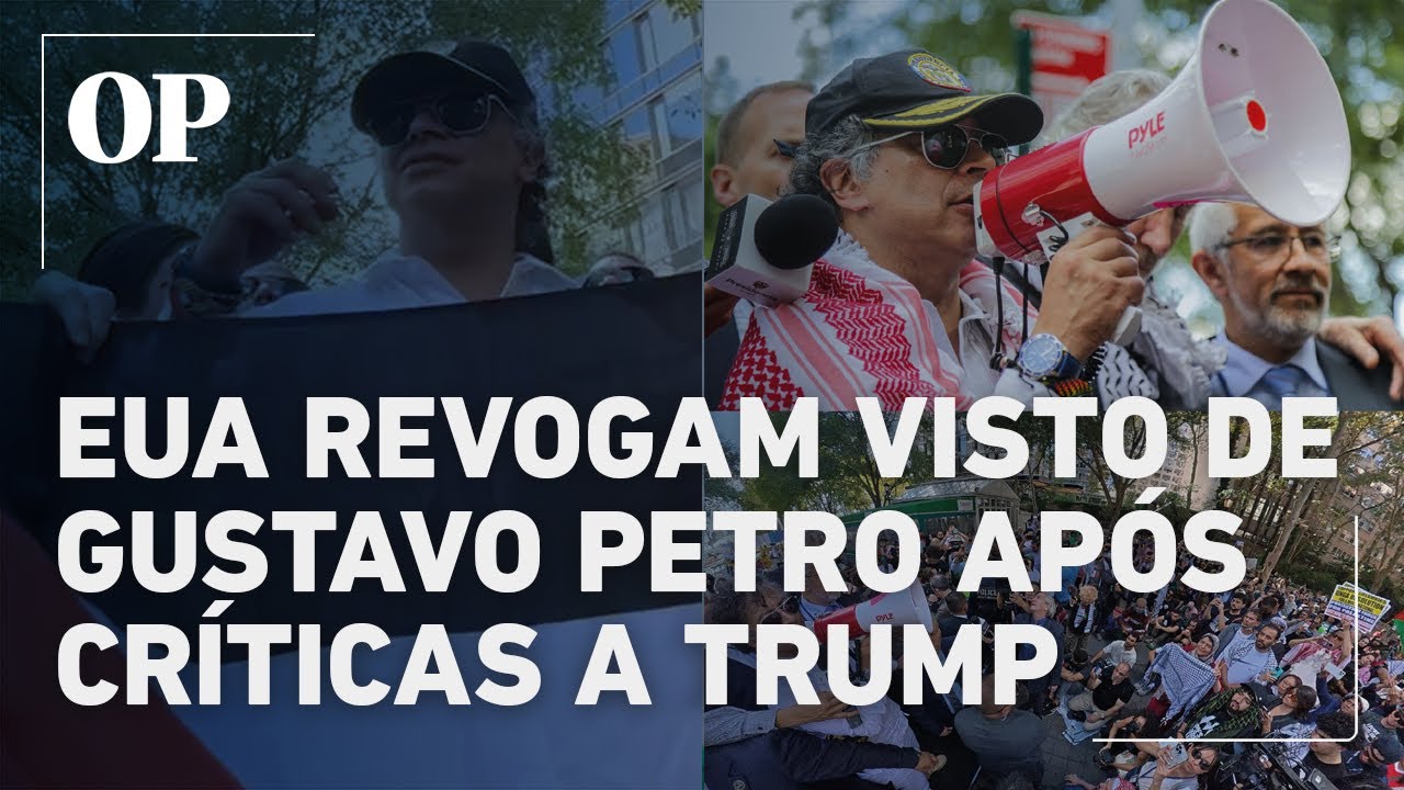 EUA revogam visto de Gustavo Petro após protesto pró Palestina em Nova York