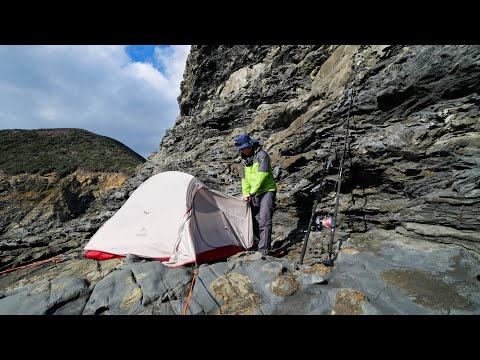 最高峰の離島で44時間大物サバイバル。巨大クエ・ヒラマサに挑む3日間の釣りキャンプ【対馬編】