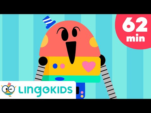 LINGOKIDS BABY BOT BEST SONGS 🤖🎶  Dance and Learn with BABY BOT