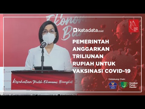 Pemerintah Anggarkan Triliunan Rupiah untuk Vaksinasi Covid-19 | Katadata Indonesia