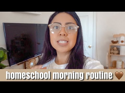 Quarantine Homeschool Morning Routine! Collab with Adriana's Corner