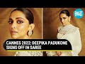 Deepika Padukone bids adieu to Cannes 2022 in stunning white saree; Actor's style statement decoded