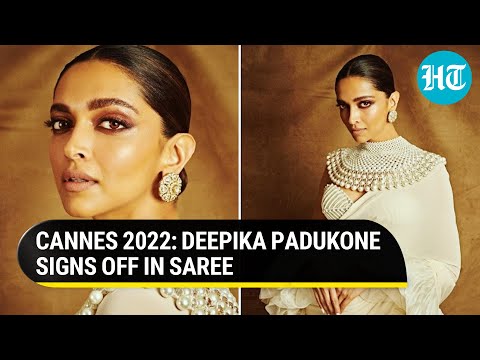Deepika Padukone bids adieu to Cannes 2022 in stunning white saree; Actor's style statement decoded