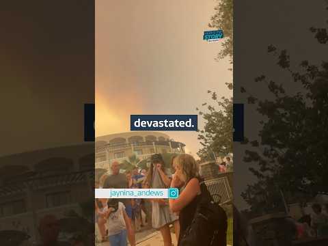 Greece Rhodes wildfires: What rights do holidaymakers have? #ITVnews #news #greece #europe