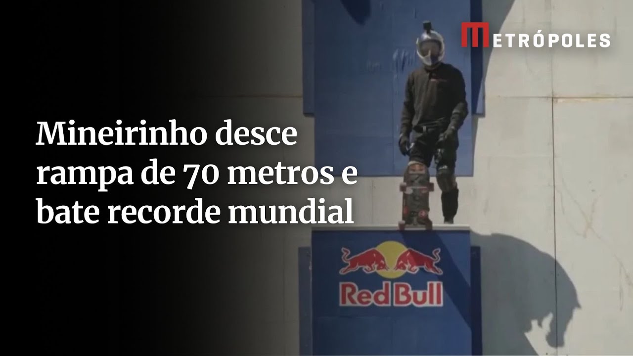Mineirinho bate recorde de maior “drop” da história do skate