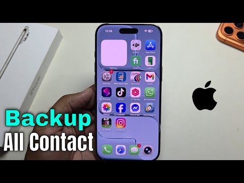 iPhone 17 Air: How to backup contacts in iPhone iCloud