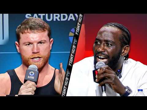 Canelo vs Terence Crawford FULL Final Press Conference & Face Off Video